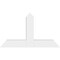 Ekena Millwork Portland Architectural Grade PVC Gable Bracket, 48"W x 28"H x 4"D x 6"F, 14/12 Pitch GBP048X28X0406POR00 - alternate 4